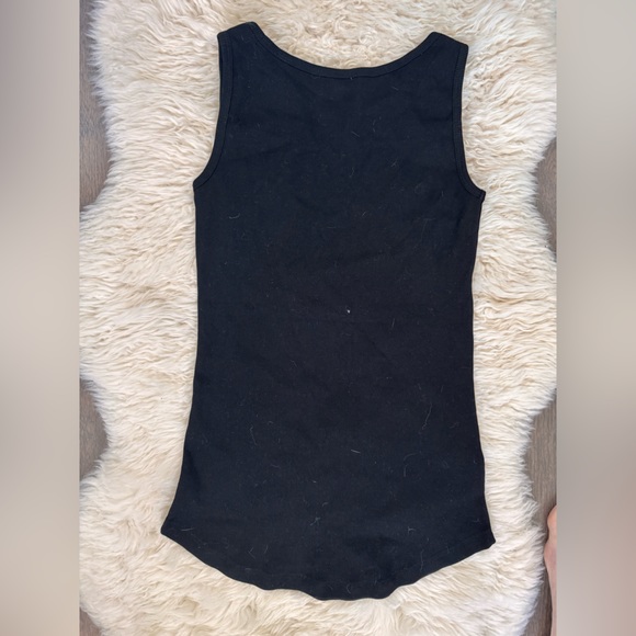 Universal Standard Loire Ribbed Tank in Black - Picture 3 of 3